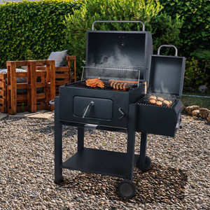 Double Barrel Grill <b>Large</b> Smoker Multi Functional <b>BBQ</b> Oven Outdoor Cooking - Product Image 1