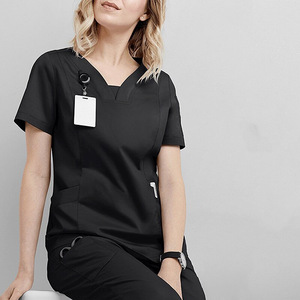 Set di uniformi mediche all'ingrosso per chirurgia, veterinaria, odontoiatria, infermieri, top e pantaloni da <span class=keywords><strong>lavoro</strong></span> per donne medico - Product Image 6