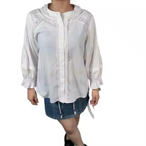 Blusas y Camisas Elegantes de Oficina para Mujer, Diseño Nuevo, Casual, Manga Larga, Verano, Bordadas - Product Image 2