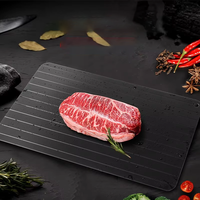 Plateau de décongélation rapide en aluminium de haute qualité de 2,0 cm pour viande, planche à découper, outils de cuisine