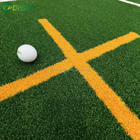 Tapis de golf commercial de marque GSM pour practice de golf, avec logo personnalisé, pour l'entraînement au coup de balle et au chipping