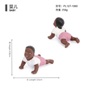 Figuras de Juguete Educativas Montessori STEM de PVC Sólido al por Mayor, Figuras de <span class=keywords><strong>la</strong></span> <span class=keywords><strong>Familia</strong></span> Negra - Product Image 6