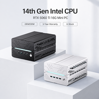 Mini PC I7-14700F RTX 5060 Ti 16 Go Windows 10 DDR5 64 Go 2 To SSD PCIe 4.0 pour utilisation professionnelle multi-écrans