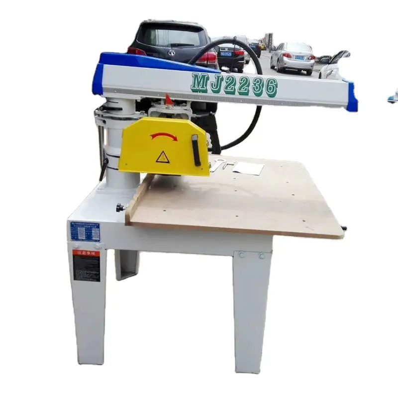 En iyi fiyat marangozluk makineleri radyal kol testere ağaç İşleme panelleri makinesi