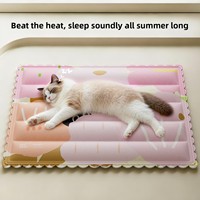 Nouveau tapis de couchage pour chat respirant Sakura Ice Mat, matelas épais pour l'été, utilisation en intérieur