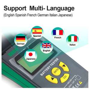 DUOYI DY3015C - Probador Digital de Baterías de Coche de 12V/24V, Analizador de Baterías Automotrices con Certificación CE, Herramienta de Diagnóstico para Arranque y Carga de Automóviles - Product Image 2