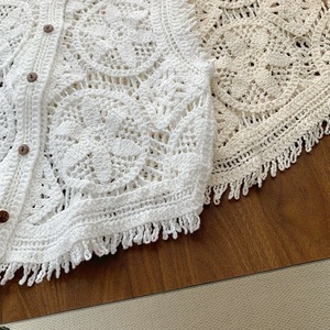 <span class=keywords><strong>Gilet</strong></span> court en <span class=keywords><strong>crochet</strong></span> fin à franges jacquard, style ethnique tridimensionnel, à porter avec des bretelles de <span class=keywords><strong>gilet</strong></span> pour femme - Product Image 5