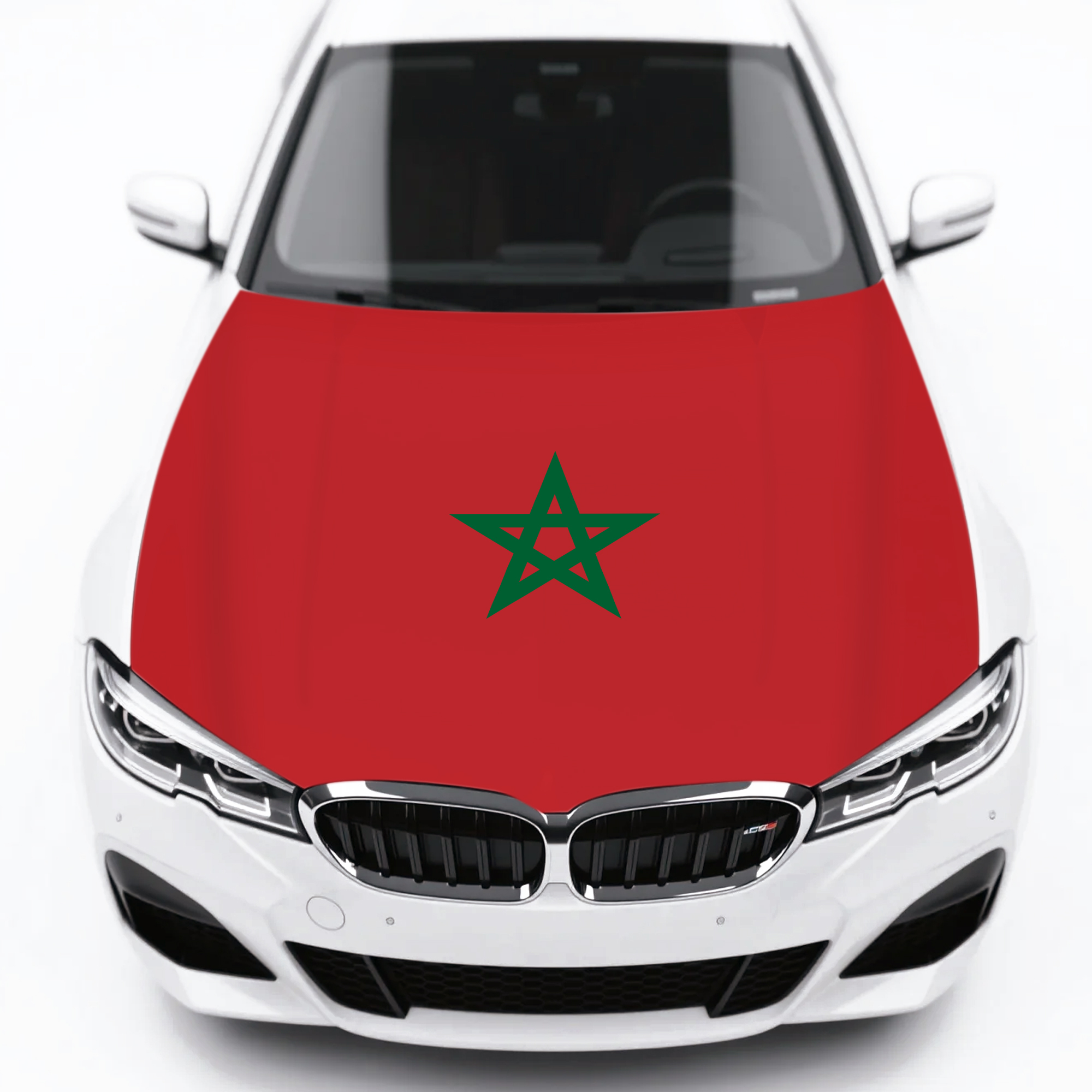 Morocco National Car Hood Cover Flag Car Engine Cover Flag with