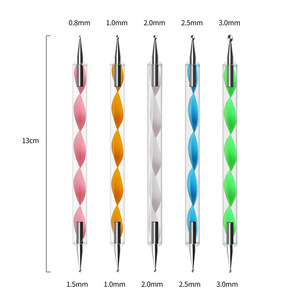 Outil <span class=keywords><strong>de</strong></span> pochoir <span class=keywords><strong>pour</strong></span> artisanat en argile, <span class=keywords><strong>peinture</strong></span> sur roche, DIY, stylet à boule, modèle <span class=keywords><strong>pour</strong></span> acrylique, poterie, tampon à ongles, outil <span class=keywords><strong>de</strong></span> pointillage en plastique <span class=keywords><strong>pour</strong></span> artistes CN - Product Image 3