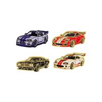 En gros, épingles en métal à motifs de dessins animés, mini-broches créatives en alliage métallique en forme de voiture, badges, cadeaux souvenirs et épingles décoratives pour chapeaux de golf et sacs