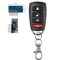 Duplicateur de télécommande 433 MHz, commutateur sans fil, clonage, 4 canaux, universel, porte de garage, commande de portail, clé, code fixe, ouvre-porte