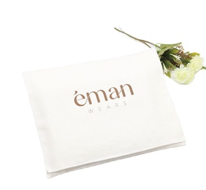 Logo Design Custom Cotton Canvas Velvet Dust Bags <b>Gift</b> Packaging Jewelry Pouch <b>Envelope</b> Mailing Flip Bag <b>for</b> Clothes - Product Image 1
