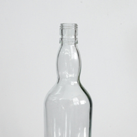 Bouteille de vin en verre vide personnalisée de 700 ml, bouteille de vodka, gin, rhum, alcool, whisky, bouteille de liqueur en verre
