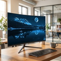 Moniteur incurvé pour gamer de 32 pouces, résolution 1920*1080, écran 1K, affichage LED 2MS, moniteurs de jeu