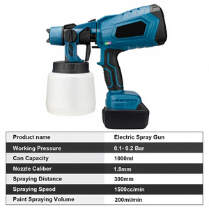 <span class=keywords><strong>Pistolet</strong></span> pulvérisateur de <span class=keywords><strong>peinture</strong></span> sans fil à batterie, 800 ml, pour murs, plafonds <span class=keywords><strong>et</strong></span> meubles – Vente chaude usine - Product Image 4