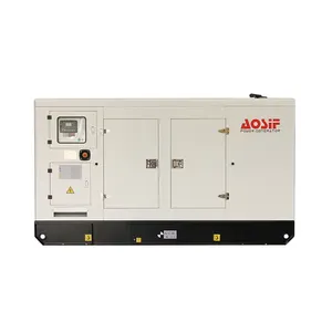 AOSIF 공급 전원 100kw 125kva 프라임 브러시리스 교류 발전기 110kw 138kva 50HZ 기반 대기 단일 베어링 발전기