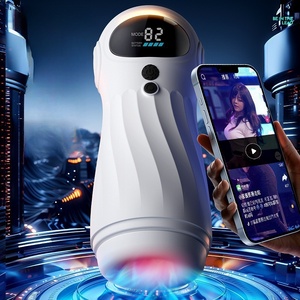 Masturbatore <span class=keywords><strong>Maschile</strong></span> Controllato da App, Giocattolo Vibrante con Suzione Automatica per Masturbazione <span class=keywords><strong>Maschile</strong></span> - Product Image 5