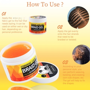 Gel para Peinar el Cabello Rizado, Fijación Fuerte y Humectación Refrescante, Éxito de Ventas Internacional - Product Image 2