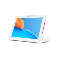Tablette de bureau Android en forme de L OEM de 10.1 pouces avec RJ45 NFC pour la commande de restaurants et la publicité dans les magasins et les bars