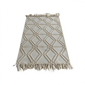 Trendy Handmade Woolen Rugs Reversible Eco-Friendly Flat Pile Modern Style Best Wholesale Price Indian Manufacturer Area Rugs - Product Image 1