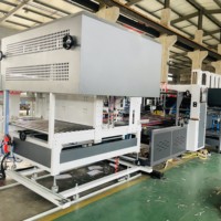 Máquina Automática de Alta Velocidad para Fabricación de Cajas de Cartón Corrugado ZH-FFG, Impresora Flexográfica en Línea, Ranuradora, Plegadora, Encoladora con Flejadora