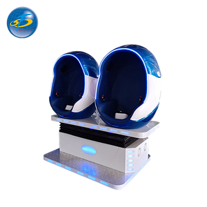 El Parque de Atracciones monta 2 asientos VR Egg Cinema 9D Silla de realidad virtual Simulador de cine - Product Image 6