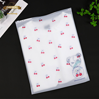 Sacs à fermeture éclair en CPE recyclable, transparents mats et givrés, impression sérigraphique, logo personnalisable pour l'emballage de vêtements et de chaussures