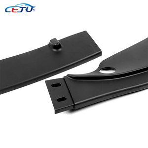 Kit ABS corpo vettura nera Spoiler paraurti anteriore Splitter per <span class=keywords><strong>BMW</strong></span> <span class=keywords><strong>3</strong></span> <span class=keywords><strong>serie</strong></span> E46 M3 berlina coupé Touring convertibile 2000-2006 - Product Image 3