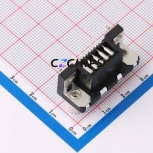 LD09S33E4GV00LF D-Sub/VGA Connector Bent Lead Through Hole Connector Female 9P Right Angle Insert 2 - Product Image 2