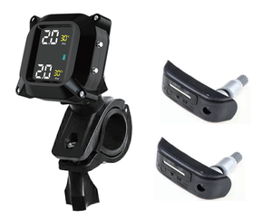 New Arrival xe máy giám sát áp suất lốp hệ thống không dây TPMS thời gian thực giám sát lốp xe cảm biến nội bộ - Product Image 1