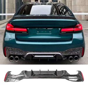 Giả mạo Carbon phía sau bội môi cho BMW 5 Series G30 G38 2017-2022 giả mạo sợi carbon G30 F90 cạnh tranh khuếch tán G30 - Product Image 6