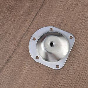 Furniture Leg Carbon Steel M6 Round Silver Black Heavy Duty <b>Bed</b> Cabinet Industrial Stamping Part - Product Image 4