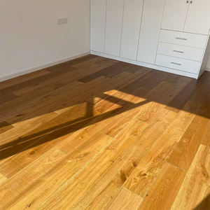 Plancher en bois d'ingénierie de hickory de qualité supérieure personnalisable, imperméable, antidérapant, finition laquée UV, garantie 5 ans, cuisine, salle de bain - Product Image 1