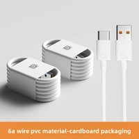 Câble de charge rapide PD Type C vers Type C 100W 6A, cœur en cuivre pur amélioré, transfert de données haute vitesse, OEM ODM, vente en gros