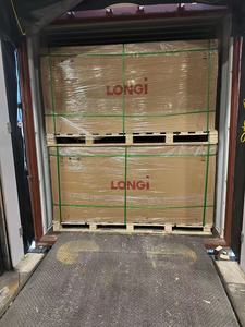 Panel surya LONGI semua hitam 144 sel Perc stok dengan kaca ganda 445W 450W - Product Image 2