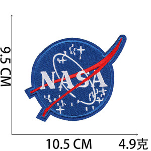 Bandera americana bordado tela hierro en parches planchado <span class=keywords><strong>NASA</strong></span> calavera ropa parche pegatina - Product Image 3