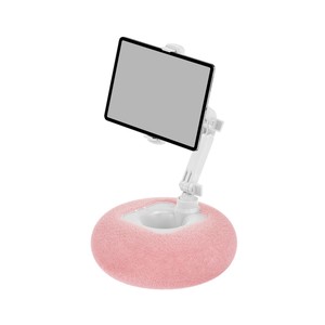 Cuscino Morbido in Peluche, Supporto per Tablet e Telefono con Vassoio per Snack, Utilizzabile a Letto o Divano per Guardare Serie TV - Product Image 1