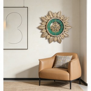 Horloge <span class=keywords><strong>murale</strong></span> de style européen, luxe léger, idéale pour les espaces décoratifs tels que les salons, les bureaux et les entrées - Product Image 5