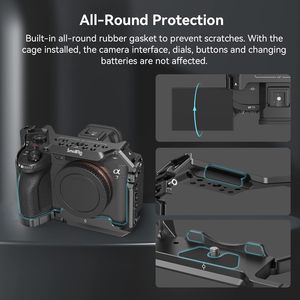  Jaula Completa para Cámara <span class=keywords><strong>Sony</strong></span> A7RV/<span class=keywords><strong>A7IV</strong></span>/A7RIV/Alpha 7 S III/Alpha 1-3667B - Product Image 4