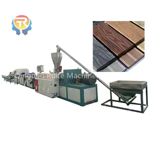 China manufacture co-extrusion wpc composite deck flooring making machine