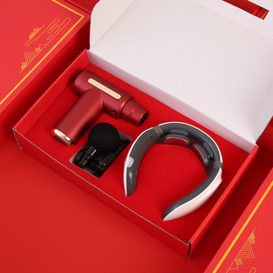 Pistola de masaje, conjunto de regalo, empresa, fiesta de aniversario, productos de masaje portátiles, regalo de tejido profundo, pistola de Fascia, masajeador de cuello, cuidado de la salud - Product Image 6