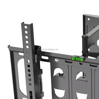 Support mural pour téléviseur en acier pivotant à 180 degrés avec VESA max 400x400 mm, mouvement complet réglable pour téléviseurs de 32 à 60 pouces