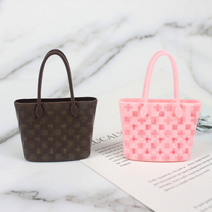 Valentine's Day Cake Toppers Rectangle Plastic Handbag Shape Decorations For Cake Decorating Supplies - Product Image 3