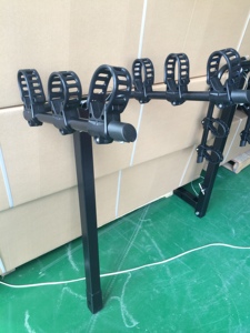 <span class=keywords><strong>Porte</strong></span>-vélo pliable pour véhicule universel pour <span class=keywords><strong>porte</strong></span>-bagages de toit de voiture avec roues support de vélo d'attelage de gros pneus - Product Image 2