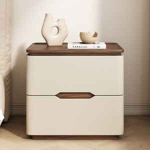 2024 meubles <span class=keywords><strong>de</strong></span> chambre à coucher <span class=keywords><strong>de</strong></span> luxe haut <span class=keywords><strong>de</strong></span> gamme modernes <span class=keywords><strong>Table</strong></span> <span class=keywords><strong>de</strong></span> <span class=keywords><strong>chevet</strong></span> créative Simple avec toute petite boîte <span class=keywords><strong>de</strong></span> rangement en bois massif accessible - Product Image 2