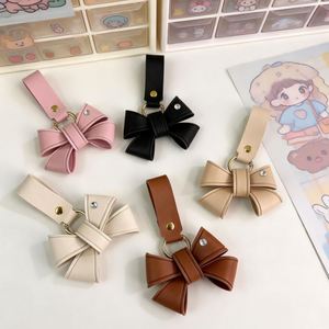 Faux Leather Bow <b>Bag</b> <b>Charms</b> Elegant Keychain <b>Charms</b> for Handbag Elegant Bow Keychain Cute <b>Bag</b> Accessory - Product Image 3