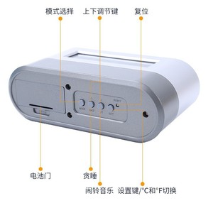 Multifuncional Criativo <span class=keywords><strong>LCD</strong></span> Eletrônico Relógio Desk & Table Pen Holder & Calendário Perpétuo Office Pen Holder com design elegante - Product Image 4