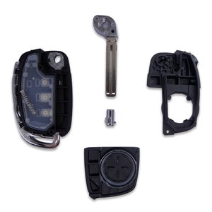 Haute qualité bon prix nouveau Type 3 boutons <span class=keywords><strong>SUV</strong></span> Flip Key Shell Case Fob fit pour H-yundai avec boutons en plastique avec lame TOY40 - Product Image 4