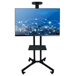 T1500 TV Trolley Stand LCD LED TV Bracket 32"-65" Inch Flat Panel Screen Mobile TV Cart form China