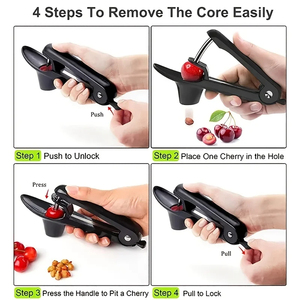 Accesorio de Cocina al por Mayor, Fácil de Usar, para Descorazonar Frutas y Aceitunas, Removedor Seguro de Semillas de Cereza y Ajo, para Compradores Comerciales de Alimentos - Product Image 3